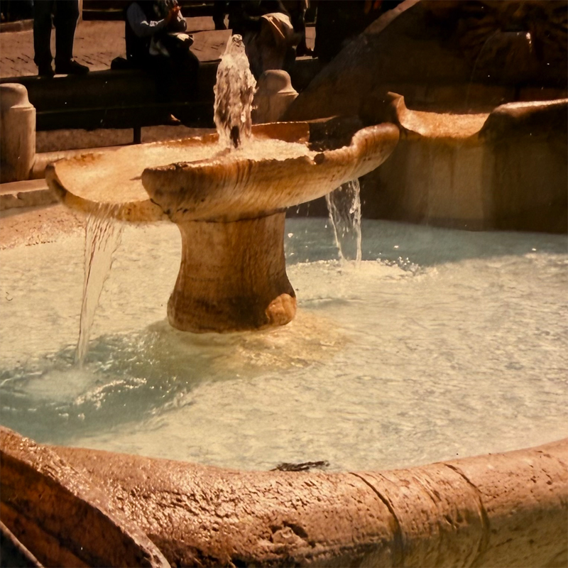 A historic streetscape in Rome.