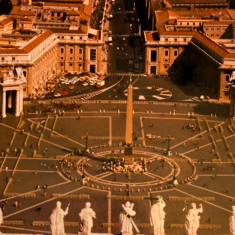 A scenic view from Rome or a nearby historic area.