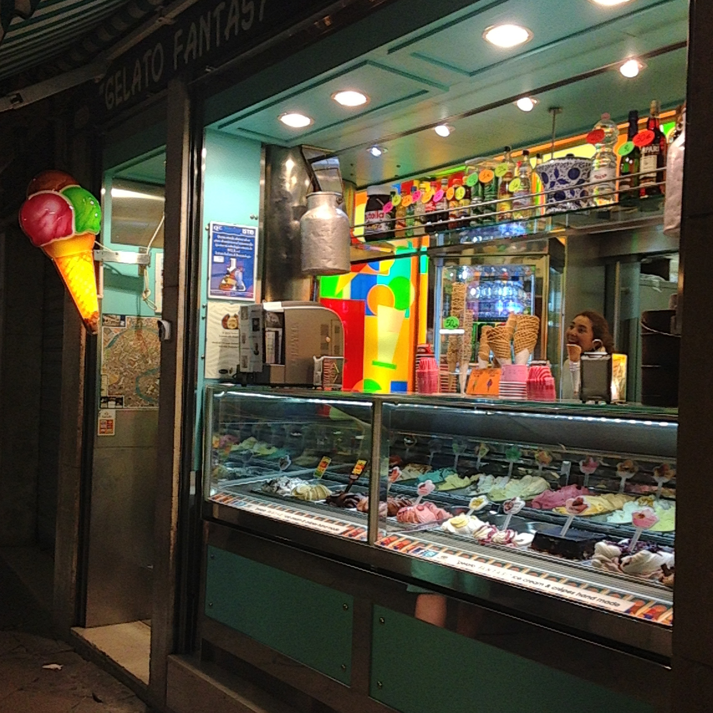 A bridge or grand canal view in Venice.
